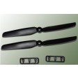 Hélices GEMFAN noir – 5x3" horaire (2 pcs)
