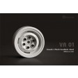 Jante GMADE 1.9 VR01 BEADLOCK (blanche) 2pcs - Scale 1/10