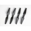 Hélices Graupner COPTER PROP 5x3" -NOIRES -  5/6/8 mm drone (les 4)