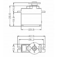 Servo Multiplex TINY-MG (UNI) métal