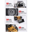 Bulldozer RC HUINA 1/18e - Prêt à rouler 