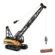 Grue sur chenilles avec cabine1/14e RC HUINA - Prêt à rouler