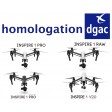 Homologation DGAC S1+S2+S3 DJI Inspire 1 V2 + SAFETECH combo