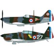 1/72e Hasegawa M.Saulnier MS406 + Dewoitine D520 édition limitée