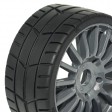 Roues Hobbytech Racing GT8 monté sur jante grise 1/8 (2pcs) 1/8ème