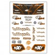 Carrosserie NXT EVO orange/grise + Stickers