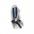 Ceinture de siège baquet BLEU avec attache en métal