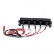 Rampe de projecteur LED rond an aluminium = 109mm 1/10e