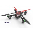 Hubsan X4 H107CHD LED et CAMERA HD 720P Mini Quad Noir-Rouge 2.4GHZ Mode 2