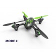 Drone Hubsan X4 H107CHD  LED et CAMERA HD 720P Noir-Vert 2.4GHZ Mode 2