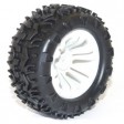 Roues FTX CARNAGE blanc 1/10 Monster (2)