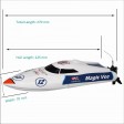 Bateau Micro Magic Vee V5 RTS BLANC SUR-COMMANDE