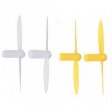 Jeu de 4 hélices jaune et blanc - Hubsan Q4 NANO Quadcopter / Revell Nano Quad