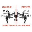 Moteur+ESC 3510H CCW M1,M3 Vis ARGENT DJI Inspire 1 pro/V2.0