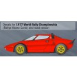 1/24e Italeri Lancia Stratos HF (Version Rallye Monte Carlo 1977)
