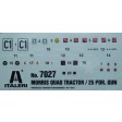 1/72e Italeri Tracteur Morris Quad + Canon PDR 25