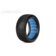 JetKo Roues jantes Revo blanche pneu BLOCK IN Super Soft (2) 1/8e Buggy