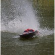 Bateau Joysway ALPHA ROUGE Deep Vee + Radio SUR-COMMANDE
