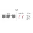Kyosho Mini-Z Angles larges (12pcs) pour Grand Prix Circuit 30 SUR-COMMANDE