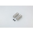 Ressorts amortos INFERNO GT 9X2.2/L=45MM (2) / Argent