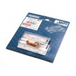 Cale aluminium arrière (chasse 0 / pincement 2) MINI-Z AWD DWS