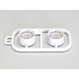 Jantes blanches multi offset (kit 20 pièce(s) - MINI-Z 2WD MR02/03