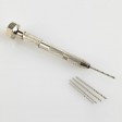 Perceuse à main Heller avec cinq forets (1, 1,2, 1,4, 1,5, 1,8mm)