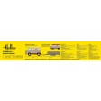 1/24e Heller Citroen HY + Goods Trailer