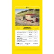 1/24e Heller Citroen HY + Goods Trailer