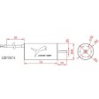 Moteur brushless Red leopard 3674-B/3.5D-1900 4-Poles Inrunner Bateau