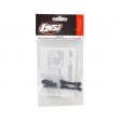 Set de fixations d'axes de suspension avant en aluminium - LOSI Mini 8ight 1/14E