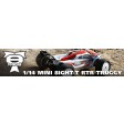 Support de platine supérieure et de carro - LOSI Mini 8ight Truggy 1/14E