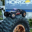 Losi Lasernut U4 4X4 Rock Racer Brushless Smart/AVC, noir RTR