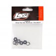 Set d’hexagones de roues en aluminium - LOSI Mini 8ight 1/14E