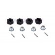 Hexagone moulé 12mm - 1/10 Night Crawler et 2.0