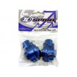 Carter de differentel alu bleu - LST
