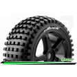 Roues Louise RC T-ROCK Jantes à baton noir Hexagone 17 Stadium Truck 1/8