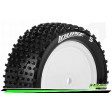 Roues Louise RC E-HORNET Soft Jantes 2.2 blanche - Hexagone 12mm - 4WD avant buggy 1/10