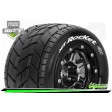 Roues Louise RC MFT-MT-ROCKET Jantes 2.8' noires Déport +1,27cm Hexagone 17mm Maxx 1/10e