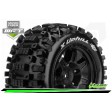 Roues Louise RC X-UPHILL MFT + Jantes noires Hexa 24mm X-MAXX (x2)