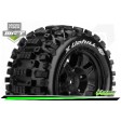 Roues Louise RC X-UPHILL MFT + Jantes noires Hexa 24mm Arrma 8S