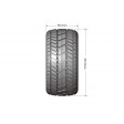 Roues Louise RC X-ROCKET MFT Jantes noires - Hexa 24mm - X-Maxx