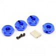 FTX VANTAGE/CARNAGE Hexagones de roue ALU bleu (4pcs)