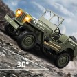 Military Car Jeep Willys RC avec éclairage 1:10e Prête à rouler