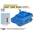1/72e Mirage Hobby Le Débarquement de Normandie "Light Tank M3A3"