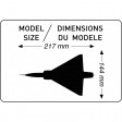 1/72e Heller STARTER KIT Dassault Mirage III E/R/5
