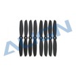 Hélices 6040 noires MR25/P Align