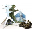1/25e MPC Godzilla Army JEEP 