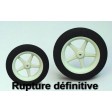 Roue avion mousse 63mm (paire)