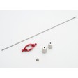 Set de barre de bell rouge SOLO PRO 228/H30